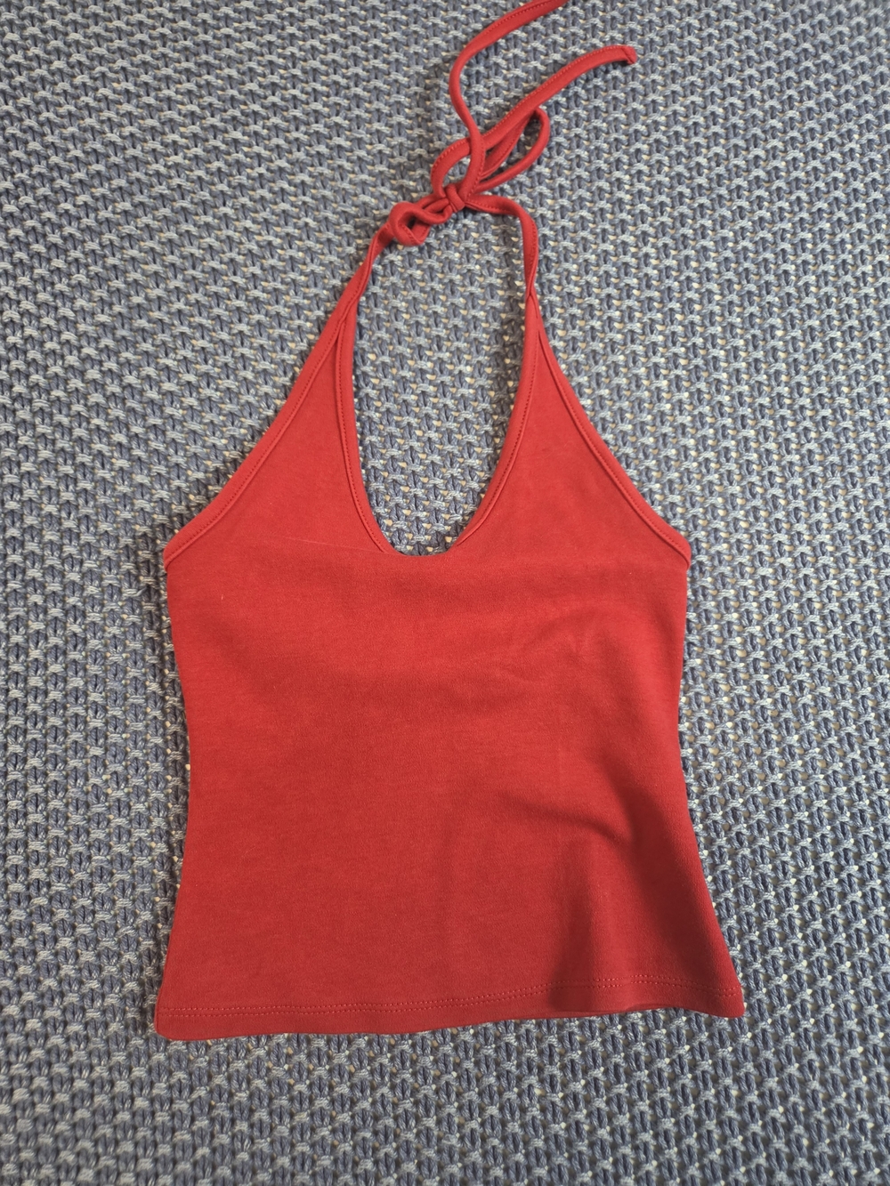 wild fable Red Halter Tank Top #0451